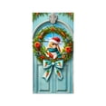 thumbnail image 1 of D Spring Festival Door Curtain Hanging Decor With Bunny And Egg Pattern Polyester Fabric For Holiday Party Background 70.87 Inches High, 1 of 7