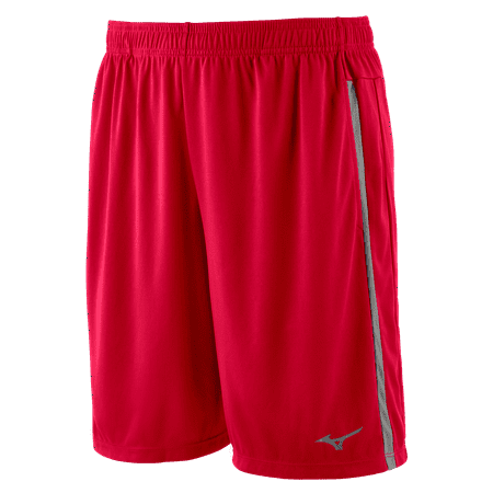 UPC: 0889961547089 | Mizuno Youth Boy s Icon 6 Training Short Size Large Red-Charcoal-Shadow (1092)