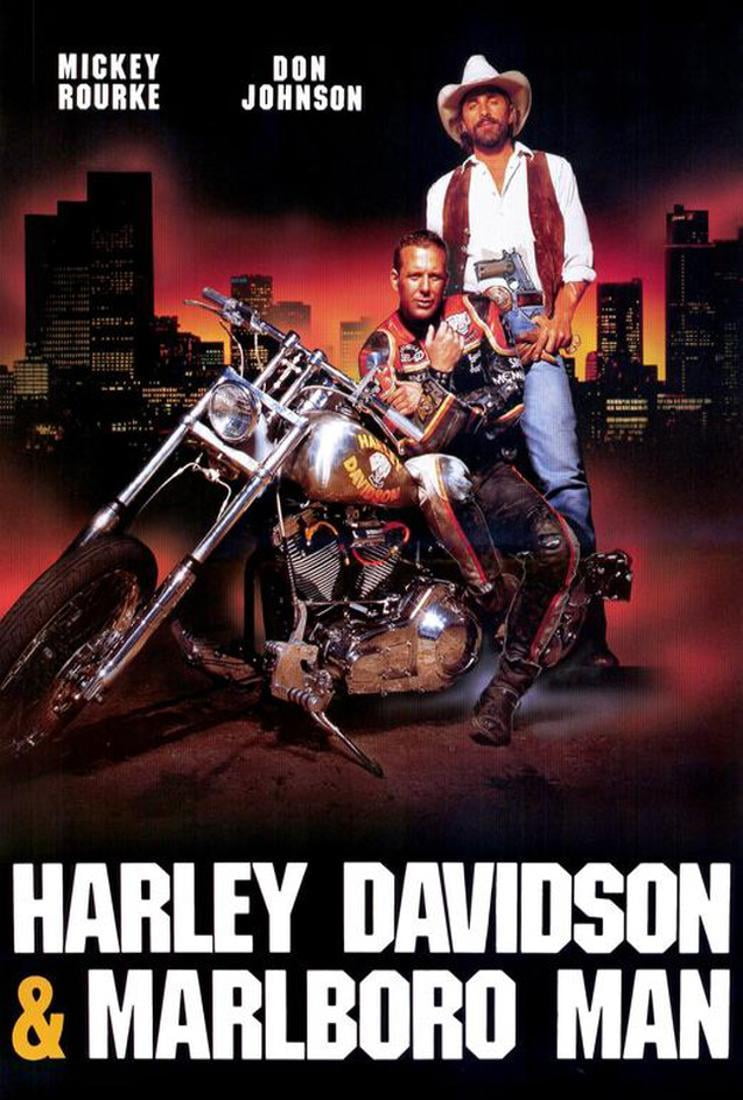 Harley Davidson And The Marlboro Man Poster Walmart Com