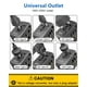 thumbnail image 5 of Adaptador de enchufe de viaje Acer Universal con 5 puertos USB 5,8 A negro, 5 of 6