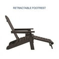 thumbnail image 5 of Posh Living Tyus  Adirondack Chair Chocolate, 5 of 10