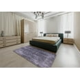 thumbnail image 4 of Ahgly Company Indoor Rectangle Mid-Century Modern Purple Navy Blue Oriental Area Rugs, 7' x 10', 4 of 6