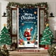 thumbnail image 1 of Christmas Door Curtain Santa Claus Polyester Fabric Decorative Cover for Holiday Party Wall and Door Hanging Festival Home Decor, 1 of 6