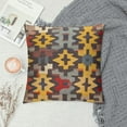 thumbnail image 2 of Nawypu  Set of Kilim Cushion Cover Jute Ethnic Pillow Boho Hand Shams Hippie Indian Throw Art, 2 of 5