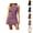 Purple, variant on Tennis Dress Golf Dresses for Women with Shorts and Pockets Side Slit Lace Up Padded Workout Dress Athletic Dresses