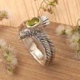 thumbnail image 2 of NOVICA Men's peridot ring, 'Peace Messenger', 2 of 6
