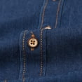 thumbnail image 5 of Dovford Mens Denim Shirt Long Sleeve Jean Work Shirts Regular Fit Button Down Shirts with Pockets, 5 of 7