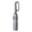 Gray, variant on - 14.7in One-Touch Auto Open Close Rain Umbrella, Durable Windproof Polyester Canopy Hook Grip Parasol, Multipurpose Outdoor Daily Travel Household Waterproof Accessory (Black)