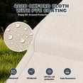 thumbnail image 5 of Dateyes 13x9 FT Inflatable Camping Tent for 8-10 Person, All-Season Blow Up Tent with Stove Jack, Easy Setup Portable Air Tent for Family Glamping, Beige, 5 of 8