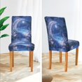thumbnail image 3 of Yayeee 2 Pack Dining Chair Covers Stretch Parson Chairs Slipcovers Seat Protector, Crystal Ball, 3 of 6