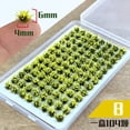 thumbnail image 5 of Modelo de hierba de flores en miniatura, materiales de plantas ABS para bricolaje, ferrocarril HO, construcción, jardín, mesa de arena, Kits de Diorama de paisaje, 5 of 5