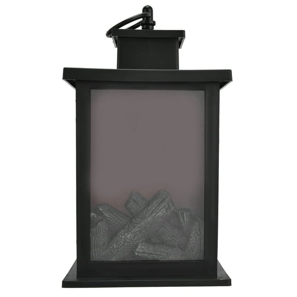 Linterna para chimenea LED, mango colgante portátil, decoración de simulación, Kit de supervivencia, luz cálida