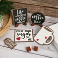 thumbnail image 5 of JHGoosa Home Tiered Tray Decor Set Rustic Farmhouse Wood Sign Home Sweet Home Tiered, 5 of 6