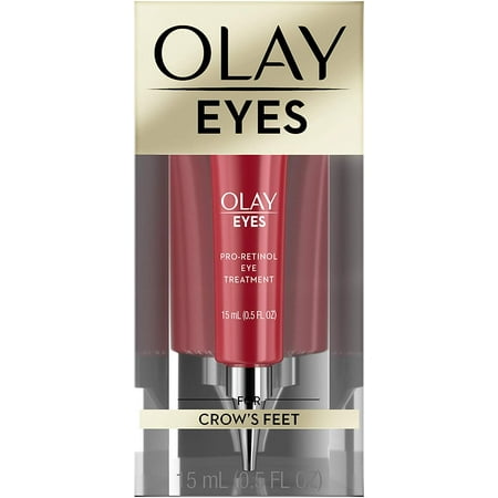 Olay Eyes Pro-Retinol Eye Cream Treatment with Vitamin E to Reduce the look of Deep Wrinkles and Reflect Visibly Smoother, Younger-Looking Eyes, 0.5 Fl