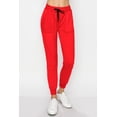 thumbnail image 3 of ALWAYS Women Jogger Sweatpants - Super Soft Stretch Lightweight Drawstrings Pants with Pork Chop Pockets Red L, 3 of 6