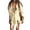 Yellow, variant on Women's Long Sleeve Cover Up Ruched Flounce Swimsuit Bathing Suit Ups Shirt Dress for Beach Yellow S