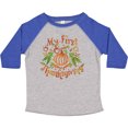 thumbnail image 3 of Inktastic My 1st Thanksgiving Pumpkin Vegetables in Orange and Green Boys or Girls Toddler T-Shirt, 3 of 5