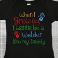 thumbnail image 4 of Inktastic Welder Like Daddy Boys or Girls Baby Bodysuit, 4 of 5