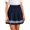 Navy, variant on Odeerbi Kids Girls High Waisted Pleated Skirt Striped Solid Color School Uniform Skirt with Built-in Shorts