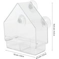 thumbnail image 3 of Bird Feeder,Indoor Outdoor Hanging Bird Feeder PS Transparent Bird Feeding Tool for Feeding Small Birds, 3 of 7