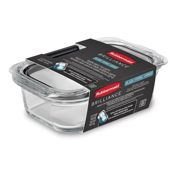 Rubbermaid Brilliance Glass Food Storage Container