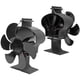 thumbnail image 4 of Ventilador Para Hogar Alimentado Por Calor Con 6 Aspas, Ventilador De Estufa De Leña Ecológico De Arranque Automático, LT380, Negro, 152mm De Diámetro, 4 of 7
