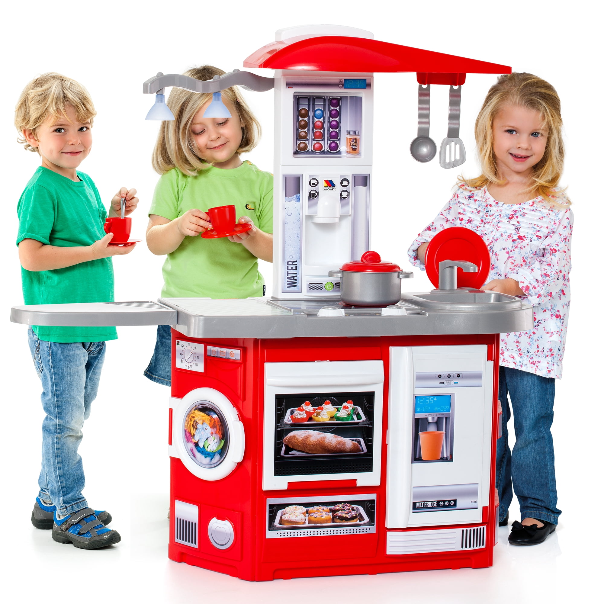 Molto - Pretend Play Cook'n'Play Electronic Kitchen Playset with Accessories