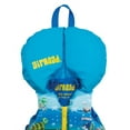 thumbnail image 3 of Airhead Ocean Treasure Childrens 15-30 Lb Infant Zippered Life Vest Jacket, Blue, 3 of 5