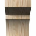 thumbnail image 2 of 5 1/2"W x 8"D x 8"H Monterey Smooth Corbel, Douglas Fir, 2 of 9