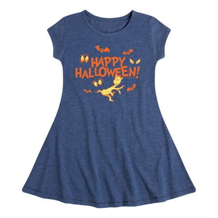 

Dr. Seuss - Happy Halloween Eyes - Toddler And Youth Girls Fit And Flare Dress