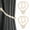 Ivory, variant on BEL AVENIR 2 Pack Magnetic Curtain Tiebacks Elegant Curtain Holders for Drapes Outdoor Window Treatment Holdbacks