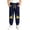Navy 1, variant on Boys Sweatpants Joggers Ages 1-8 Years Kids Casual Pants with Pockets Elastic Waist Cartoon Print Trousers