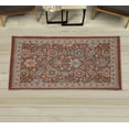 thumbnail image 1 of Vintage Decorative Rug, Folk Floral Motifs Nostalgic Swirls and Shapes in Earthy Tones Art, Quality Carpet for Bedroom Dorm and Living Room, 6 Sizes, Cinnamon, by Ambesonne, 1 of 1