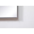 thumbnail image 2 of Metal Frame Square Mirror 24 inch in Brass, 2 of 7