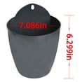 thumbnail image 5 of 7Pack Self-watering Plant Flower Pot Wall Hanging Plastic Planters with Hooks, 5 of 9