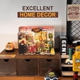 thumbnail image 3 of Kit de casa en miniatura ROBOTIME, mini casa de muñecas, garaje y taller, 3 of 7