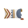 thumbnail image 2 of Bohemian Embroidered Cushion Cover, Velvet Throw Pillow Case With Tassels, Decorative Boho Pillow Cover For Sofa, Bed, Living Room, And Home Decor, 2 of 7