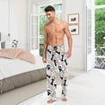 thumbnail image 7 of GZHJMY Lovely Dog Claw Mens Pajama Pants, Comfortable and Soft Men&nbsp;Pajama&nbsp;Bottoms, with Pockets and Drawstring, Christmas New Year Birthday Father's Day, 7 of 7