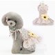 thumbnail image 1 of Falda para cachorro, ropa para perro, vestidos de princesa, vestido de noche para boda, falda con flores de margaritas para perritas pequeñas., 1 of 7