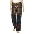 thumbnail image 1 of Balery Garden Meditating Weasel Pantalones de pijama para mujer, pijamas ultraligeros, pantalones de estar por casa-Medium, 1 of 6