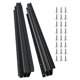 thumbnail image 1 of Diapositivas para cajones VEVOR Undermount, resistentes, 260 libras y 40 cm, color negro, 1 of 9