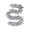 silver 45#, variant on Christmas Garland, Silver Glittery Tinsel Garland for Mantel Staircase Fireplace, Shiny Holiday Decor, 6ft, Silver