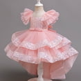 thumbnail image 6 of Shadoumai Toddler Tulle Dress Summer Spaghetti Strap Party Tutu Flower Girl Dresses with Belt 3-8Y, 6 of 8
