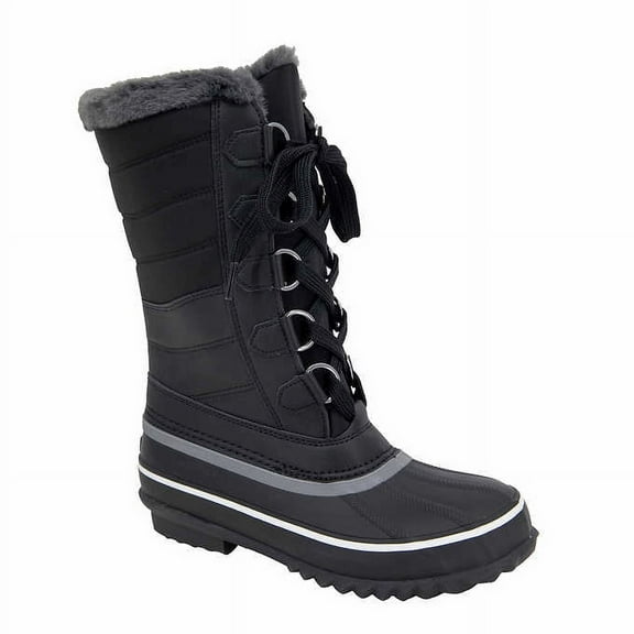 JBU Sabine Ladies' Size 9 Water Resistant Winter Boot, Black