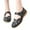 Black, variant on HAOTAGS Elegant Walking Sandals for Ladies Hollow Breathable Breathable Soft Sole Shoes Black Size 6.5