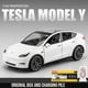 thumbnail image 2 of MINI AUTO 1:24 simulación TESLA MODEL Y SUV aleación coches juguete Diecast vehículos Metal modelo coche decoración para niños regalo niño juguete xuanjing unisex, 2 of 2