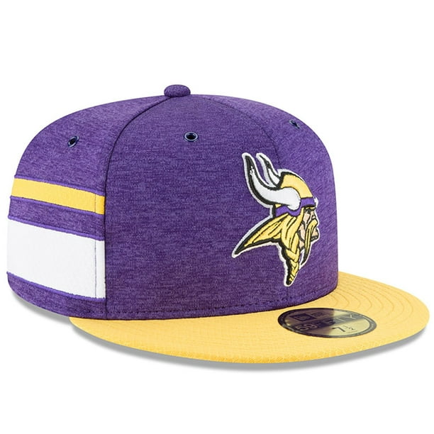 Minnesota Vikings New Era 2018 NFL Sideline Home Official 59FIFTY Fitted Hat  - Purple/Gold - Walmart.com