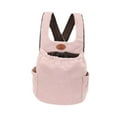 thumbnail image 2 of Mochila transportadora para mascotas, bolsa de viaje, transpirable, novedosa, para perros, gatitos y perros. Rosa, 2 of 9