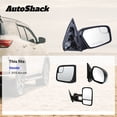 thumbnail image 2 of AutoShack Passenger Side Mirror Power Non-Heated | Replacement for 2013 Honda Accord | 1-PC, 2 of 4