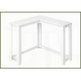 thumbnail image 2 of Space-Saving White Laminate Corner Coffee Table for Living Room & Bedroom, Contemporary Style, 2 of 6